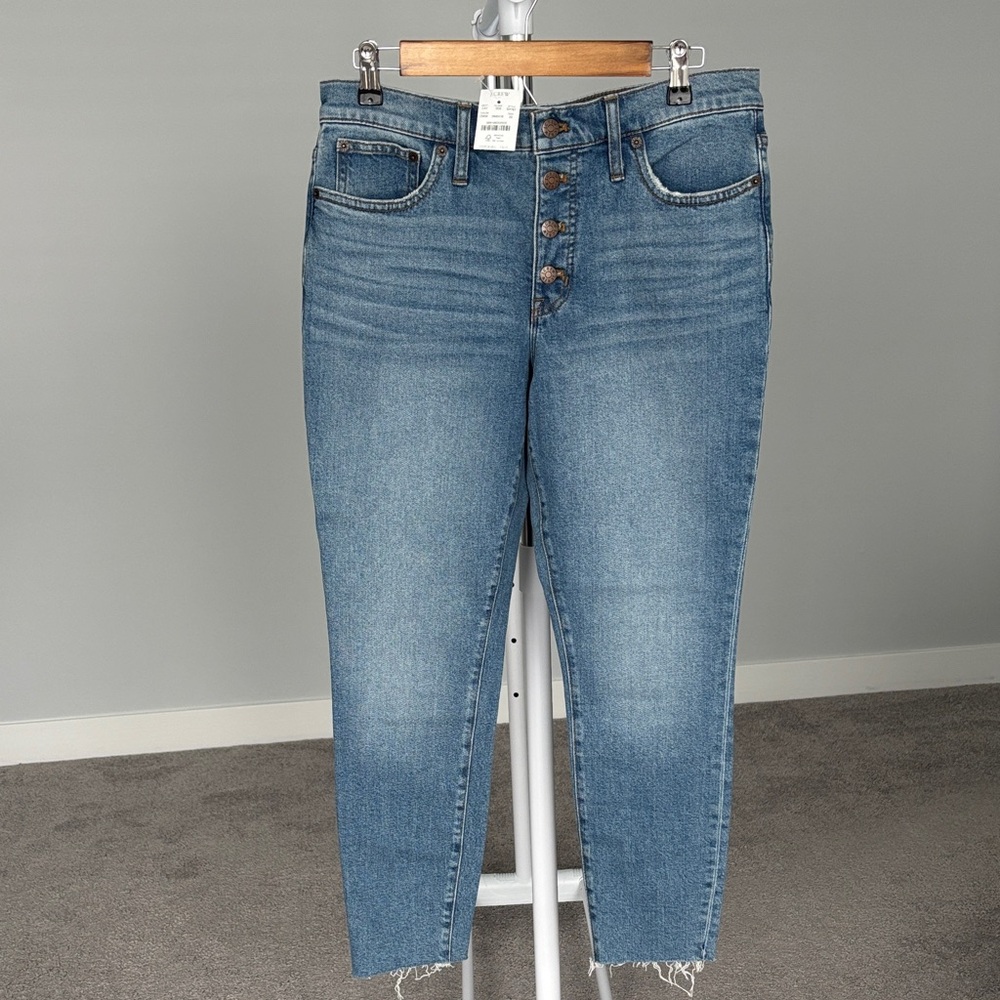 J. Crew Light Blue High Rise Ankle Jeans